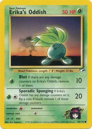 Erika's Oddish (78) (78) 078 - Unlimited Gym Heroes - Common
