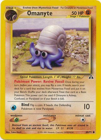 Omanyte 060 - Unlimited Neo Discovery - Common