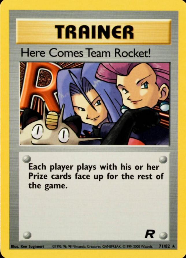 Here Comes Team Rocket! (71) (71) 071 - Unlimited Team Rocket - Rare