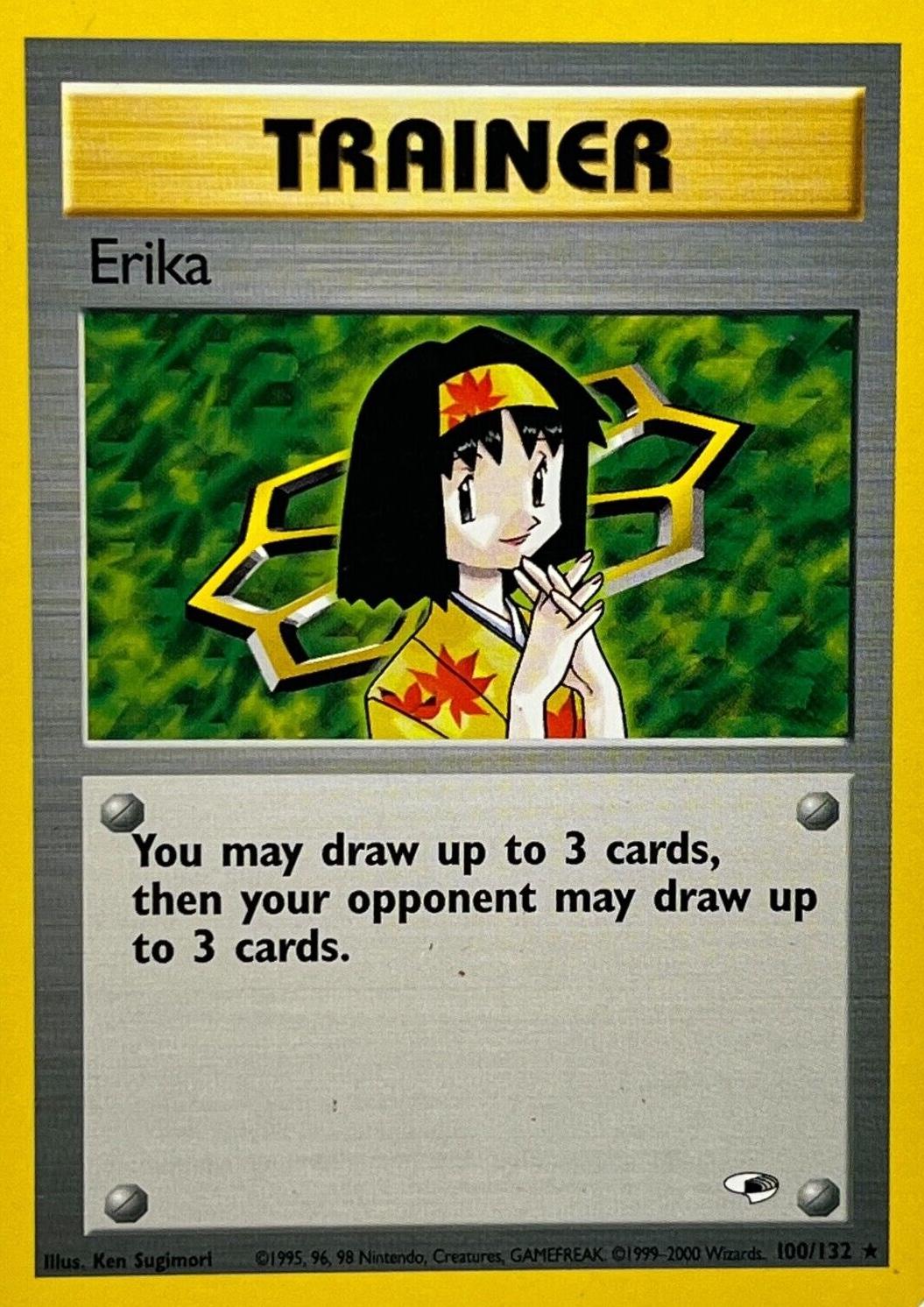 Erika (100) (100) 100 - Unlimited Gym Heroes - Rare