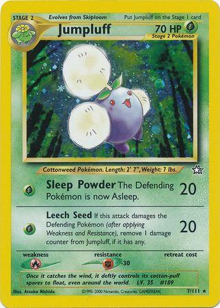 Jumpluff 007 - Unlimited Holofoil Neo Genesis - Holo Rare