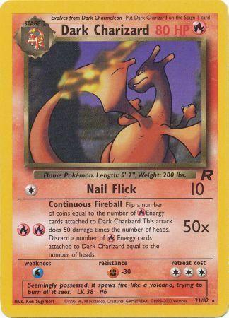 Dark Charizard (21) (21) 021 - Unlimited Team Rocket - Rare