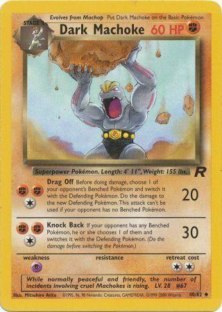 Dark Machoke 040 - Unlimited Team Rocket - Uncommon