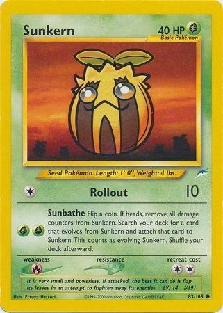 Sunkern 083 - Unlimited Neo Destiny - Common