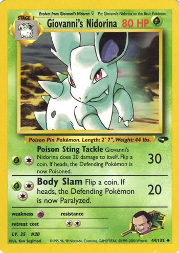 Giovanni's Nidorina 044 - Unlimited Gym Challenge - Uncommon