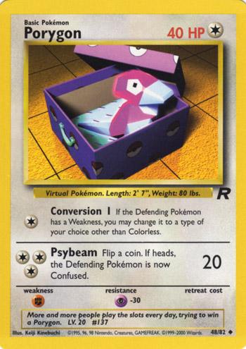 Porygon 048 - Unlimited Team Rocket - Uncommon