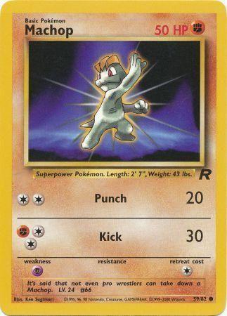 Machop 059 - Unlimited Team Rocket - Common