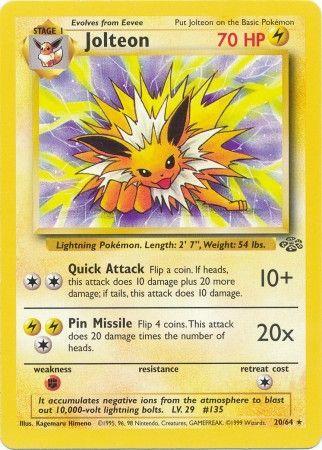 Jolteon (20) (20) 020 - Unlimited Jungle - Rare