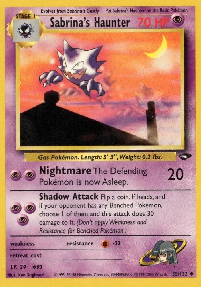 Sabrina's Haunter 055 - Unlimited Gym Challenge - Uncommon