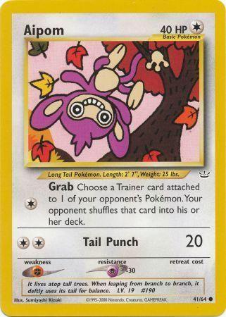Aipom 041 - Unlimited Neo Revelation - Common