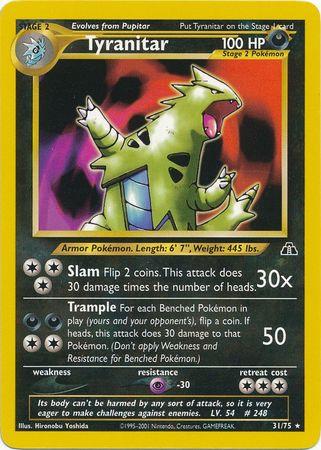 Tyranitar (31) (31) 031 - Unlimited Neo Discovery - Rare