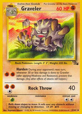 Graveler 037 - Unlimited Fossil - Uncommon