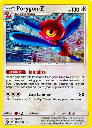 Porygon-Z - 105a/147/147 - Holofoil Alternate Art Promos - Promo
