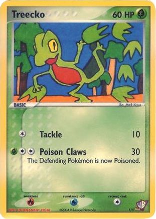 Treecko - 1/5/5 Kids WB Promos - Promo