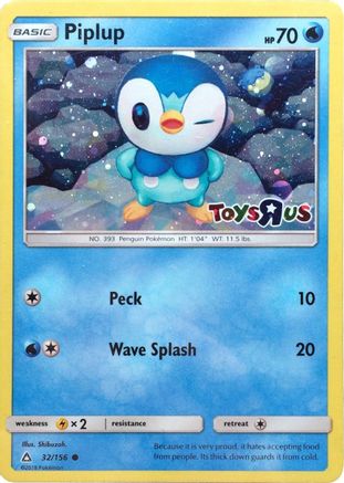 Piplup (Toys R Us) 032/156 - Holofoil Miscellaneous Cards & Products - Promo