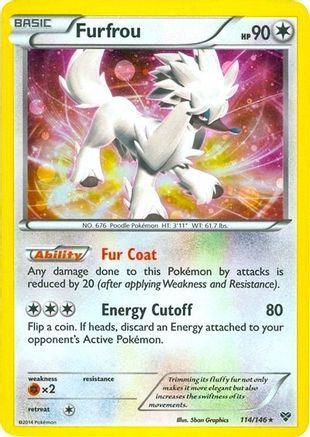 Furfrou - 114/146 (Cosmos Holo)/146 - Holofoil Blister Exclusives - Promo