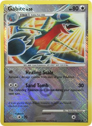Gabite - 59/147 (Championship Promo)/147 - Reverse Holofoil League & Championship Cards - Promo