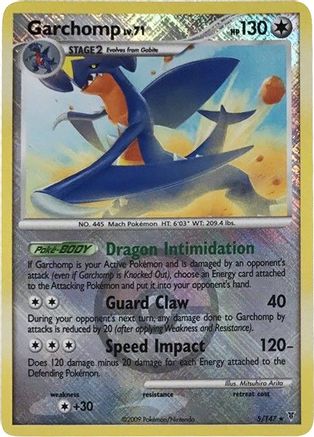 Garchomp - 5/147 (Championship Promo)/147 - Reverse Holofoil League & Championship Cards - Promo