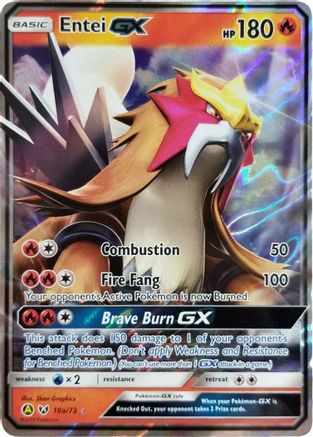 Entei GX 10a/73 - Holofoil Alternate Art Promos - Promo