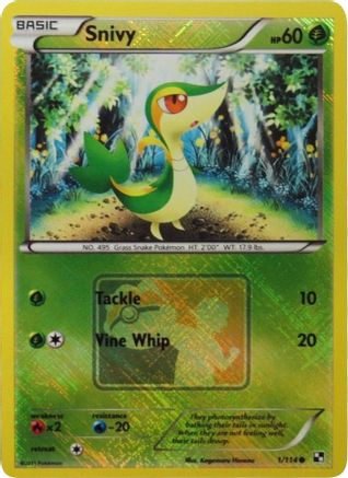 Snivy (League Promo) 001/114 - Reverse Holofoil League & Championship Cards - Promo