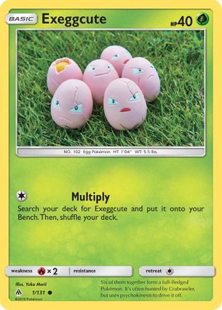 Exeggcute 001 SM Forbidden Light - Common