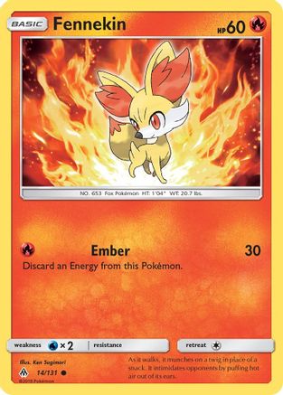 Fennekin (14) (14) 014/131 SM Forbidden Light - Common