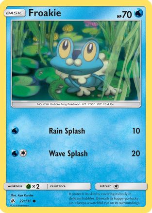 Froakie (22) (22) 022 - Reverse Holofoil SM Forbidden Light - Common