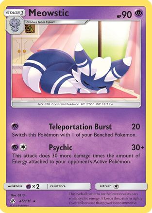 Meowstic 045 SM Forbidden Light - Rare