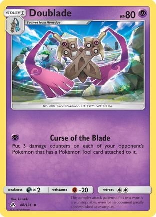 Doublade - Reverse Holofoil SM Forbidden Light - Uncommon