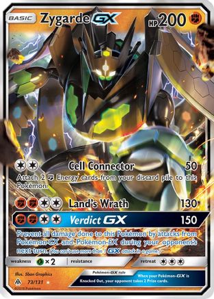 Zygarde GX 073 - Holofoil SM Forbidden Light - Ultra Rare
