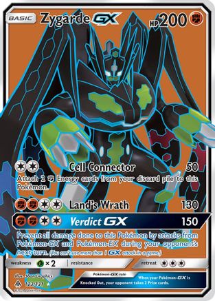 Zygarde GX (Full Art) - Holofoil SM Forbidden Light - Ultra Rare