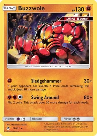 Buzzwole 077 SM Forbidden Light - Rare