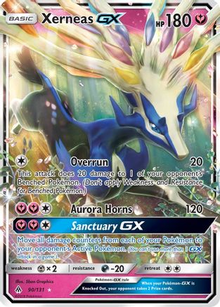 Xerneas GX 090 - Holofoil SM Forbidden Light - Ultra Rare