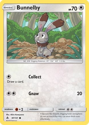 Bunnelby 097 SM Forbidden Light - Common