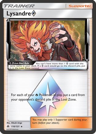 Lysandre Prism Star 110 - Holofoil SM Forbidden Light - Prism Rare