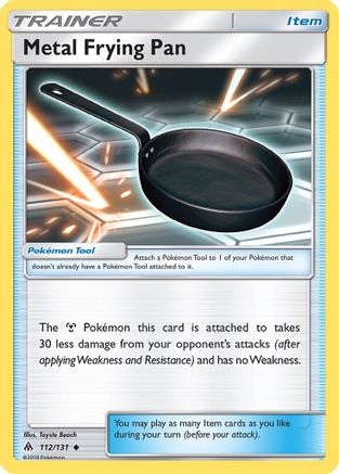 Metal Frying Pan 112 - Reverse Holofoil SM Forbidden Light - Uncommon