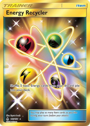 Energy Recycler (Secret) 143 - Holofoil SM Forbidden Light - Secret Rare