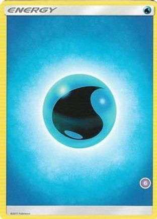 Water Energy (6) SM Trainer Kit Alolan Sandslash & Alolan Ninetales - Common
