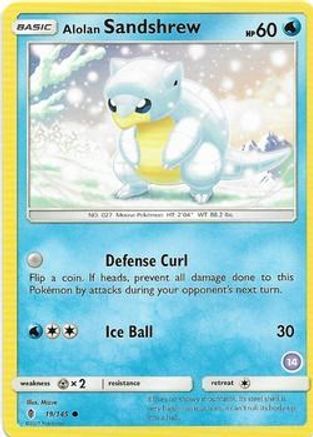 Alolan Sandshrew (14) SM Trainer Kit Alolan Sandslash & Alolan Ninetales - Common