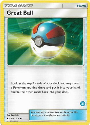 Great Ball (#21, Alolan Ninetales Half-Deck) SM Trainer Kit Alolan Sandslash & Alolan Ninetales - Uncommon