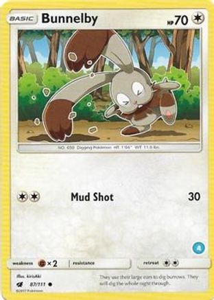 Bunnelby (4) SM Trainer Kit Alolan Sandslash & Alolan Ninetales - Common