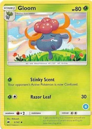 Gloom (6) SM Trainer Kit Alolan Sandslash & Alolan Ninetales - Uncommon