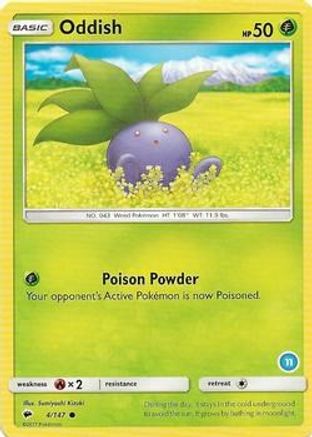 Oddish (11) SM Trainer Kit Alolan Sandslash & Alolan Ninetales - Common