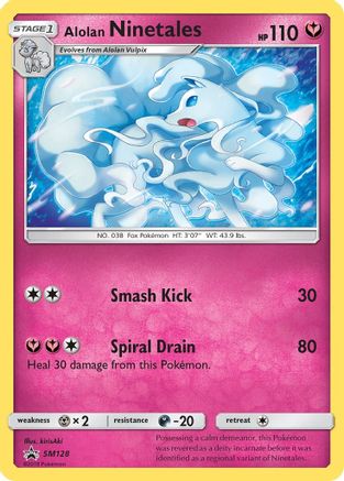 Alolan Ninetales - SM128 - Holofoil SM Promos - Promo