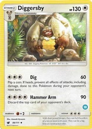 Diggersby (18) SM Trainer Kit Alolan Sandslash & Alolan Ninetales - Uncommon