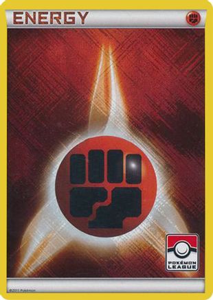 Fighting Energy (2011 Pokemon League) - Holofoil League & Championship Cards - Promo