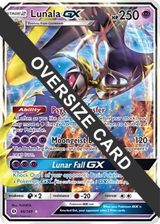 Lunala GX - 66/149/149 - Holofoil Jumbo Cards - Promo