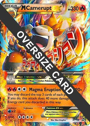 M Camerupt EX - XY198 - Holofoil Jumbo Cards - Promo