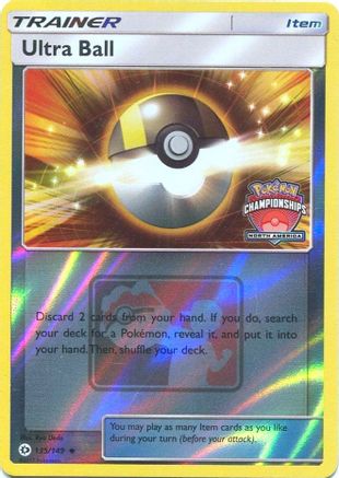 Ultra Ball - 135/149 (North America Championships)/149 - Reverse Holofoil League & Championship Cards - Promo
