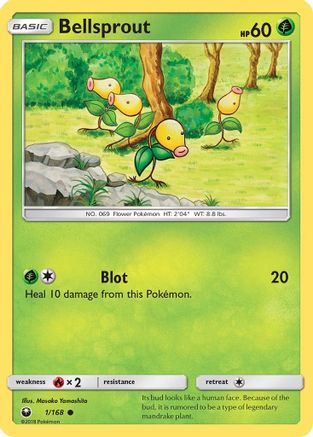 Bellsprout 001 SM Celestial Storm - Common